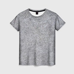 Женская футболка Серый бетон