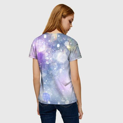 Женская футболка Звездное небо / 3D-принт – фото 4