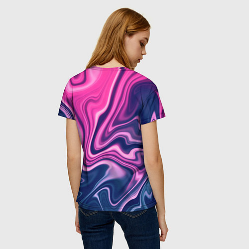 Женская футболка Abstraction / 3D-принт – фото 4