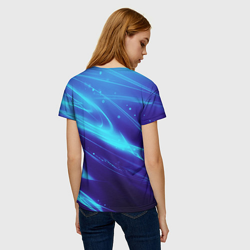 Женская футболка LEON BRAWL STARS / 3D-принт – фото 4