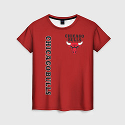 Футболка женская CHICAGO BULLS, цвет: 3D-принт