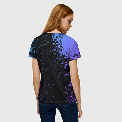 Женская футболка Brawl Stars CROW / 3D-принт – фото 4