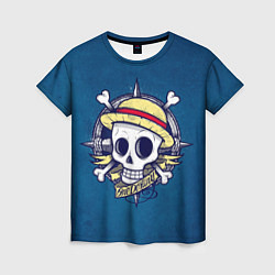 Женская футболка Straw hat pirates