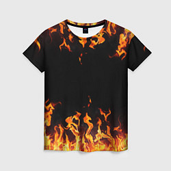 Женская футболка FIRE ОГОНЬ