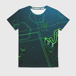 Футболка женская RAZER CYBERSPORT, цвет: 3D-принт