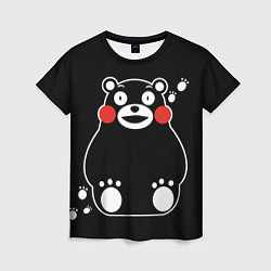 Женская футболка Kumamon