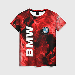 Женская футболка BMW FIRE