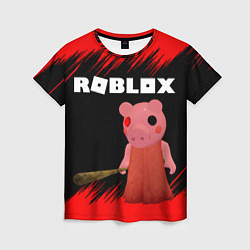 Футболка женская Roblox Piggy, цвет: 3D-принт