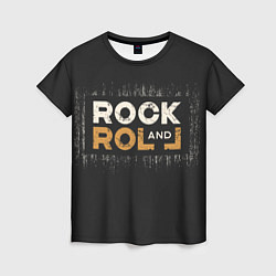 Женская футболка Rock and Roll Z