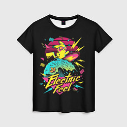 Женская футболка Electric Feel