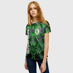 Футболка женская SKODA, цвет: 3D-принт — фото 2