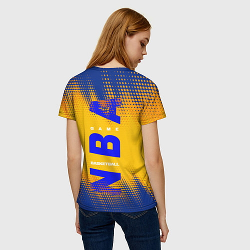 Женская футболка Golden State Warriors / 3D-принт – фото 4