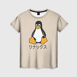 Женская футболка Linux