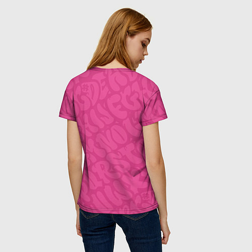 Женская футболка Зомби диета граффити / 3D-принт – фото 4