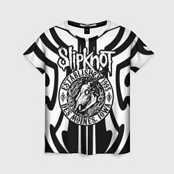 Футболка женская Slipknot, цвет: 3D-принт
