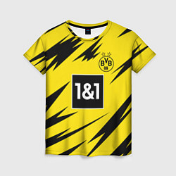Футболка женская HAALAND Borussia Dortmund, цвет: 3D-принт