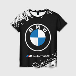 Женская футболка BMW БМВ