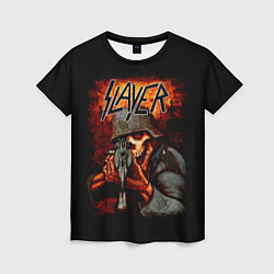 Футболка женская Slayer, цвет: 3D-принт