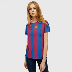 Футболка женская FC Barcelona 2021, цвет: 3D-принт — фото 2