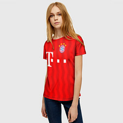 Футболка женская FC Bayern Munchen, цвет: 3D-принт — фото 2