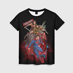 Женская футболка Justice League