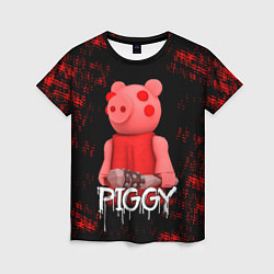 Футболка женская Roblox Piggy, цвет: 3D-принт