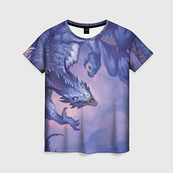 Женская футболка Дракон воды