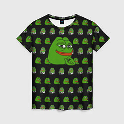 Женская футболка Frog Pepe