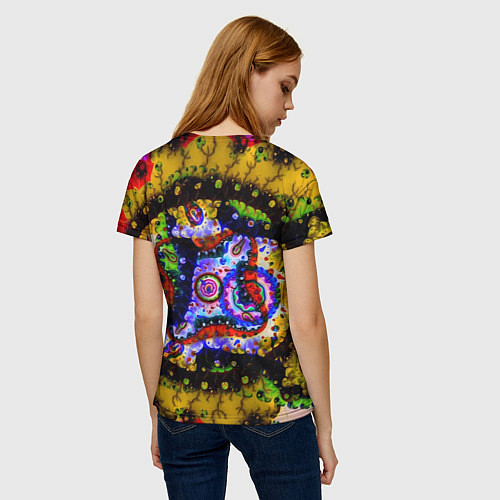 Женская футболка Абстрактный рисунок / 3D-принт – фото 4