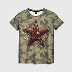Женская футболка Советская звезда