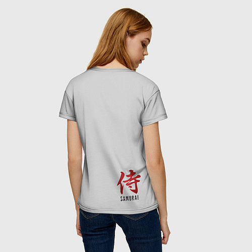 Женская футболка Samurai / 3D-принт – фото 4