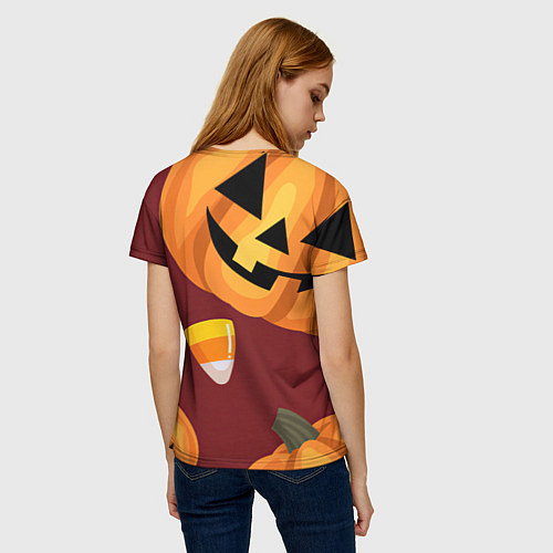 Женская футболка Сладкие хэллоуин / 3D-принт – фото 4