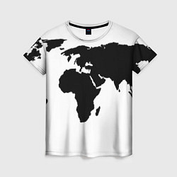 Женская футболка Весь мир