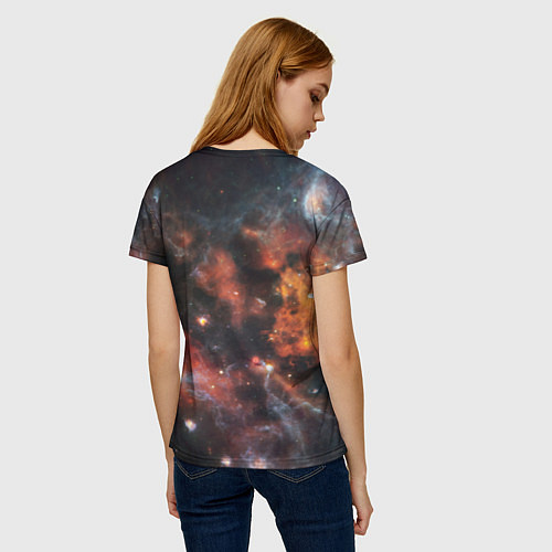 Женская футболка Гигантская Вселенная S / 3D-принт – фото 4