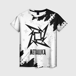 Женская футболка METALLICA МЕТАЛЛИКА