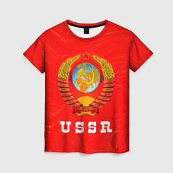 Женская футболка USSR СССР