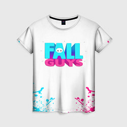 Футболка женская Fall Guys, цвет: 3D-принт