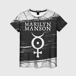 Женская футболка MARILYN MANSON М МЭНСОН