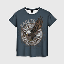 Женская футболка Летящий орёл