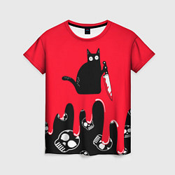 Женская футболка WHAT CAT