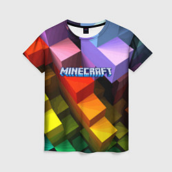 Женская футболка Minecraft - pattern