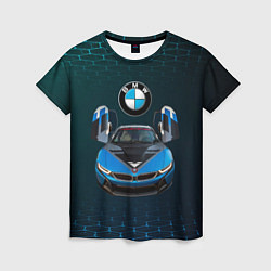 Женская футболка BMW i8 Turbo тюнинговая