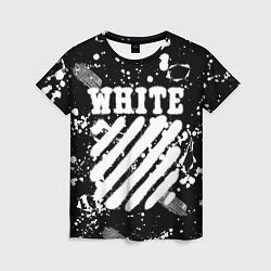 Футболка женская Off white, цвет: 3D-принт