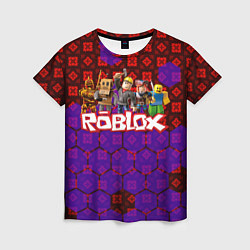 Женская футболка Roblox Роблокс