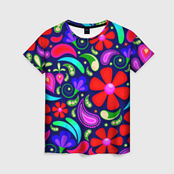 Женская футболка Flower$$$