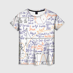 Женская футболка Мама, я физик!