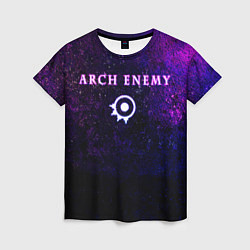 Женская футболка Arch Enemy Neon logo