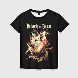 Женская футболка Атака на титанов