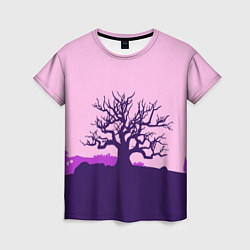 Женская футболка Старое и страшное дерево