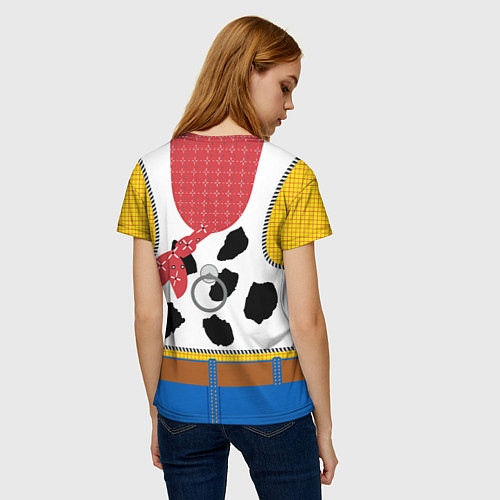 Женская футболка Шериф Вуди / 3D-принт – фото 4